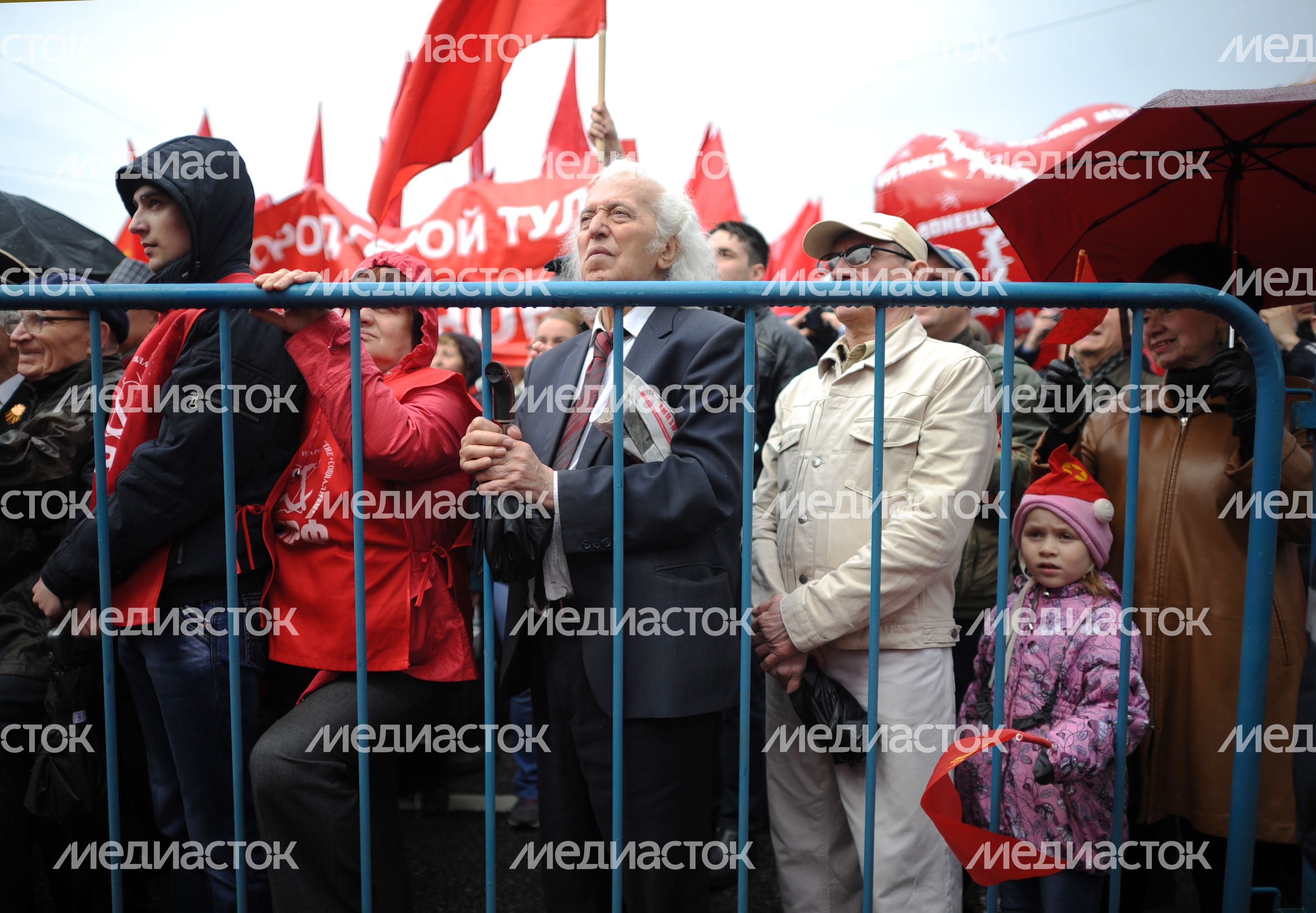 Первомайская демонстрация в Москве