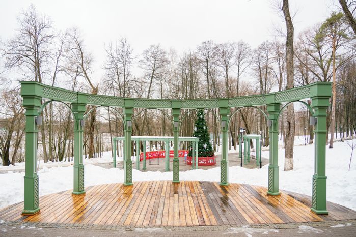 Раменский городской парк культуры и отдыха зимой