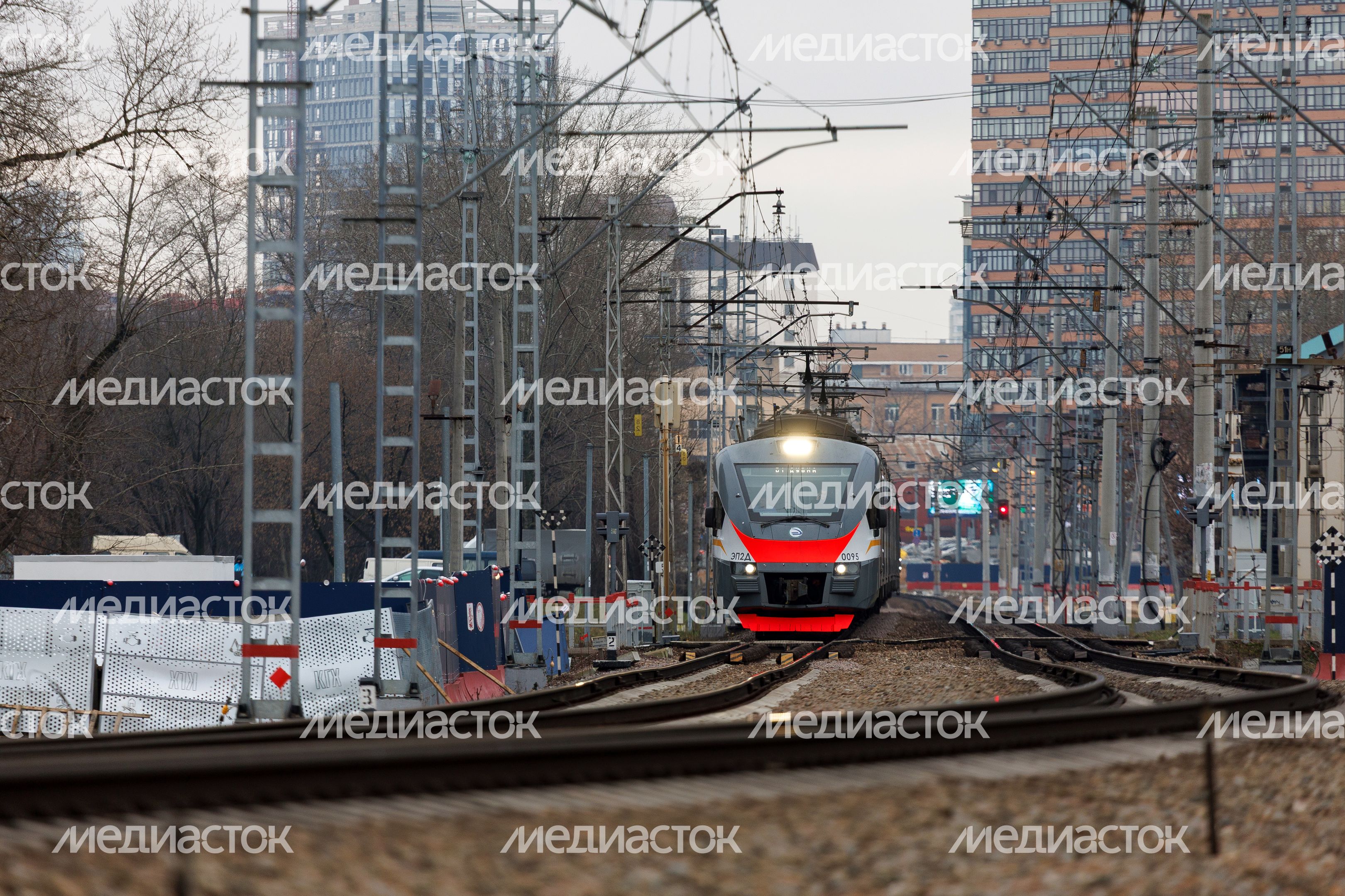 Электричка МЦД в Подмосковье Электричка МЦД в Подмосковье