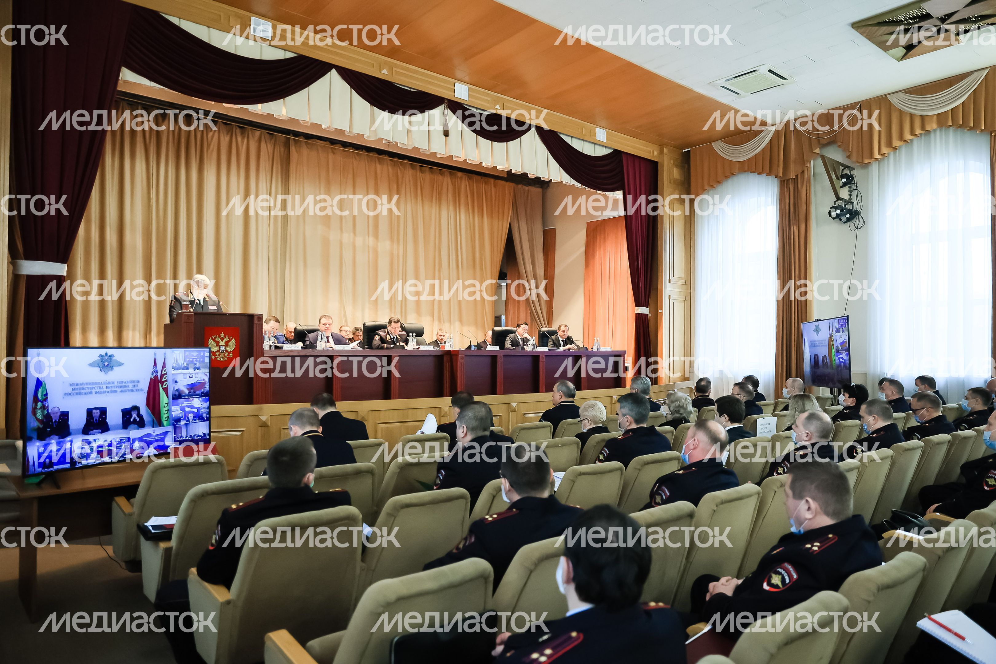 Посещение губернатором Коллегии МВД РФ по Московской области