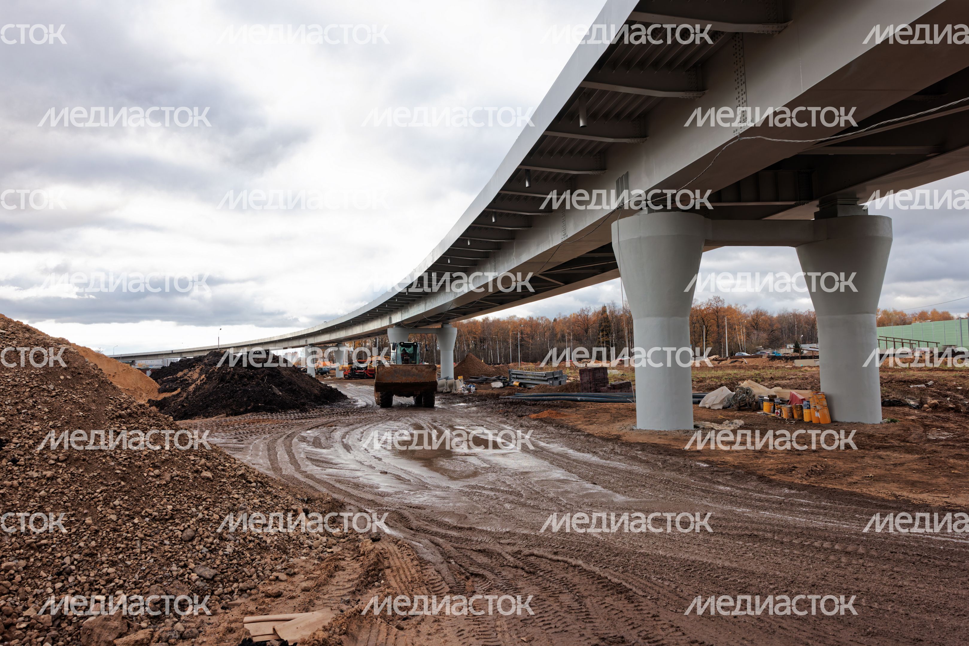 Северный обход Лобни. Развязка на Рогачевском шоссе