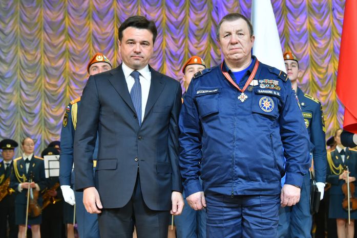 А. Воробьев поздравил спасателей с профессиональным праздником