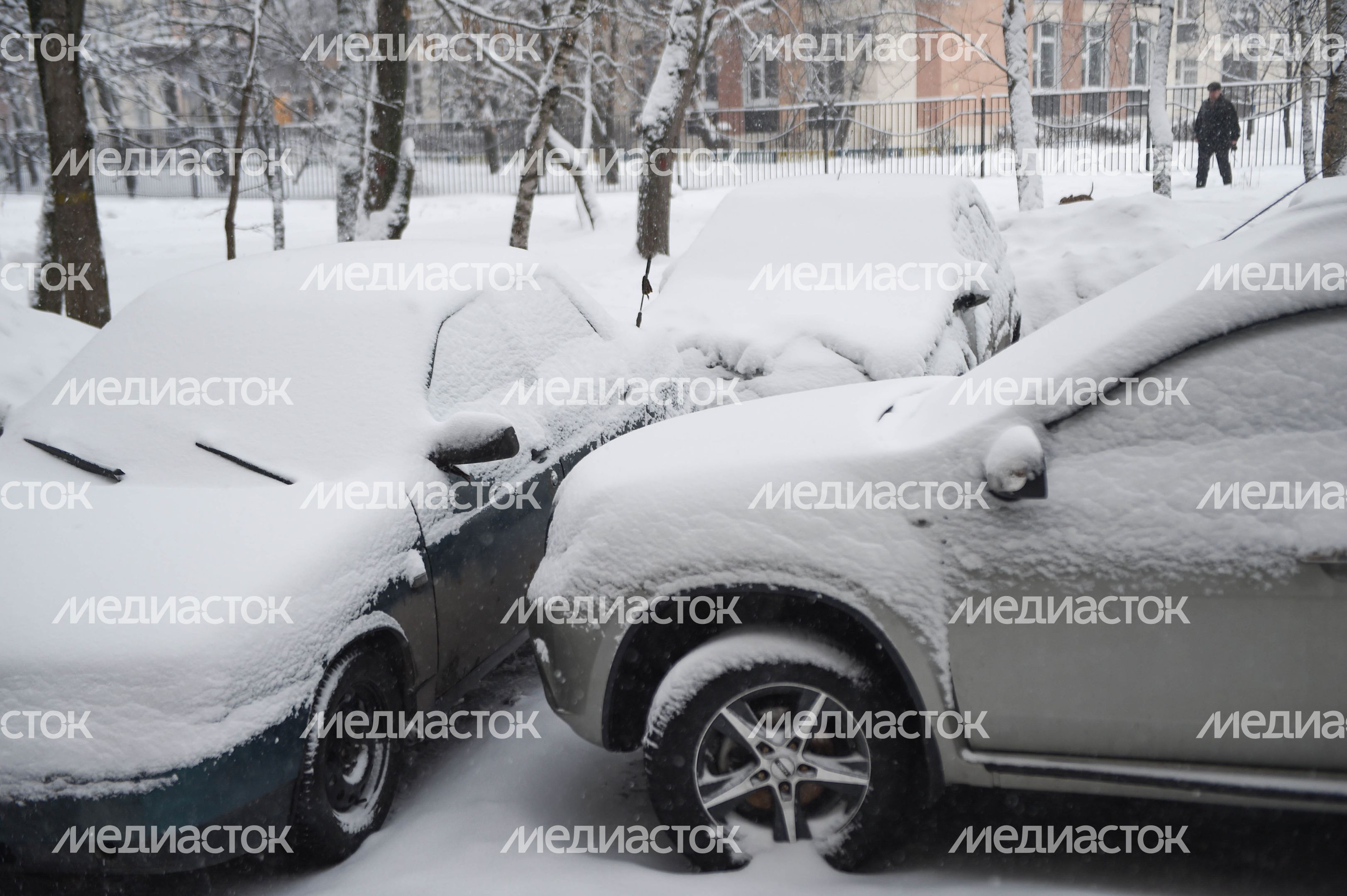Рекордный снегопад в Москве и Подмосковье