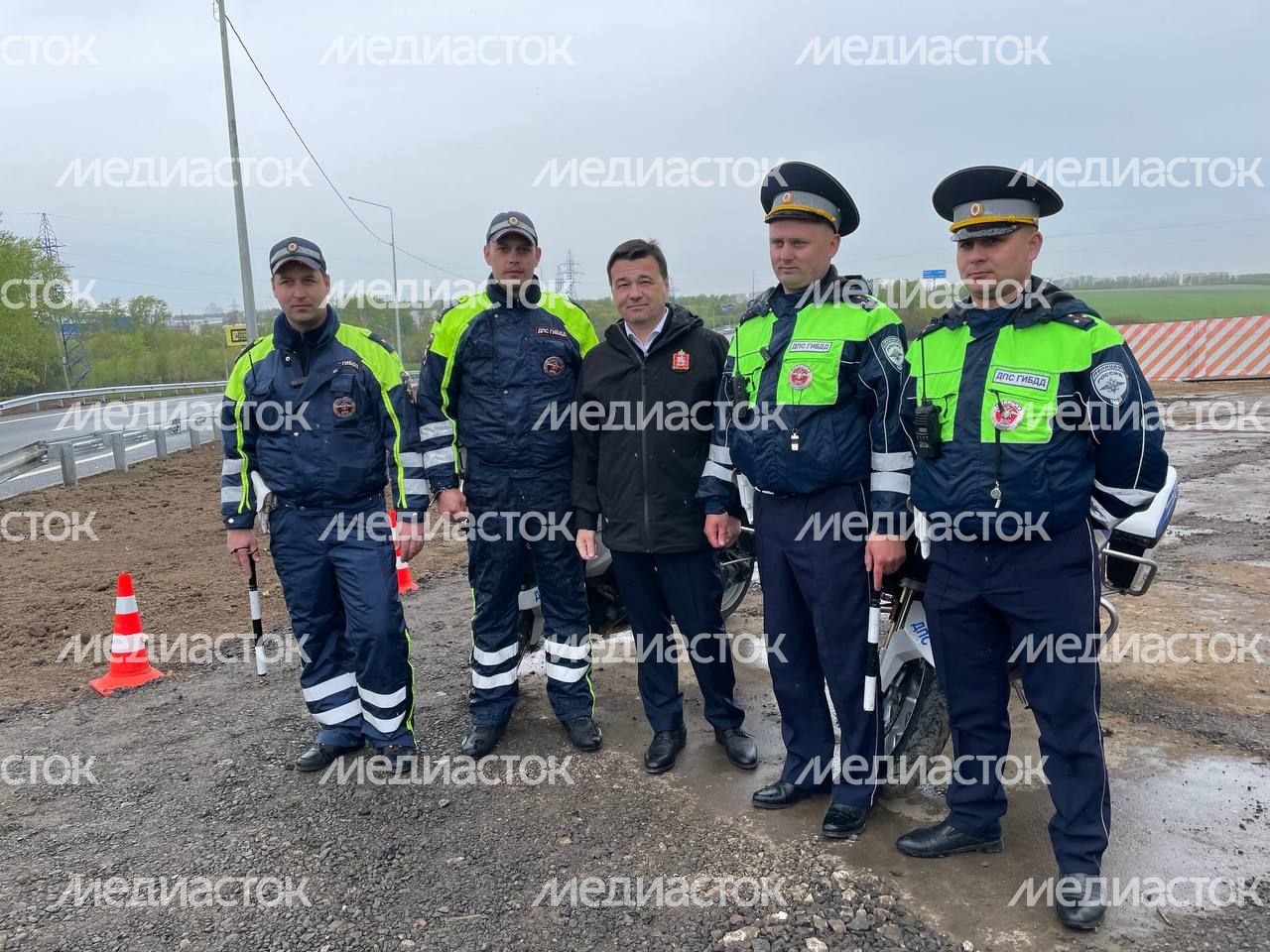Общение Губернатора Подмосковья с сотрудниками ГИБДД