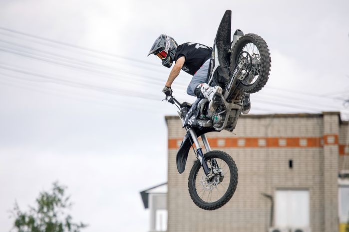 Шоу команды мотофристайла FMX13 в Лобне
