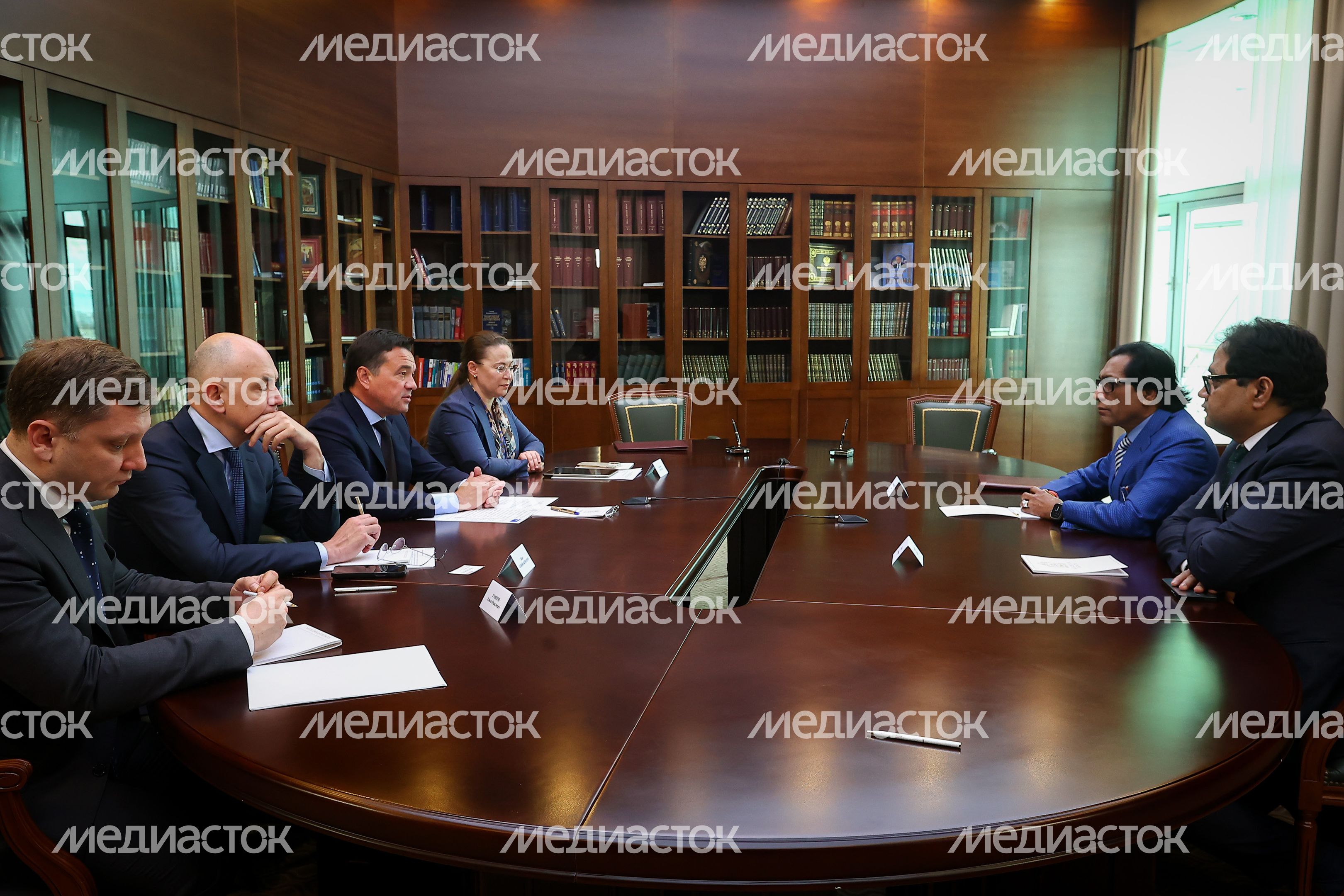 Встреча Губернатора Подмосковья с управляющим директором «Uflex Group» Ашоком Чатурведи