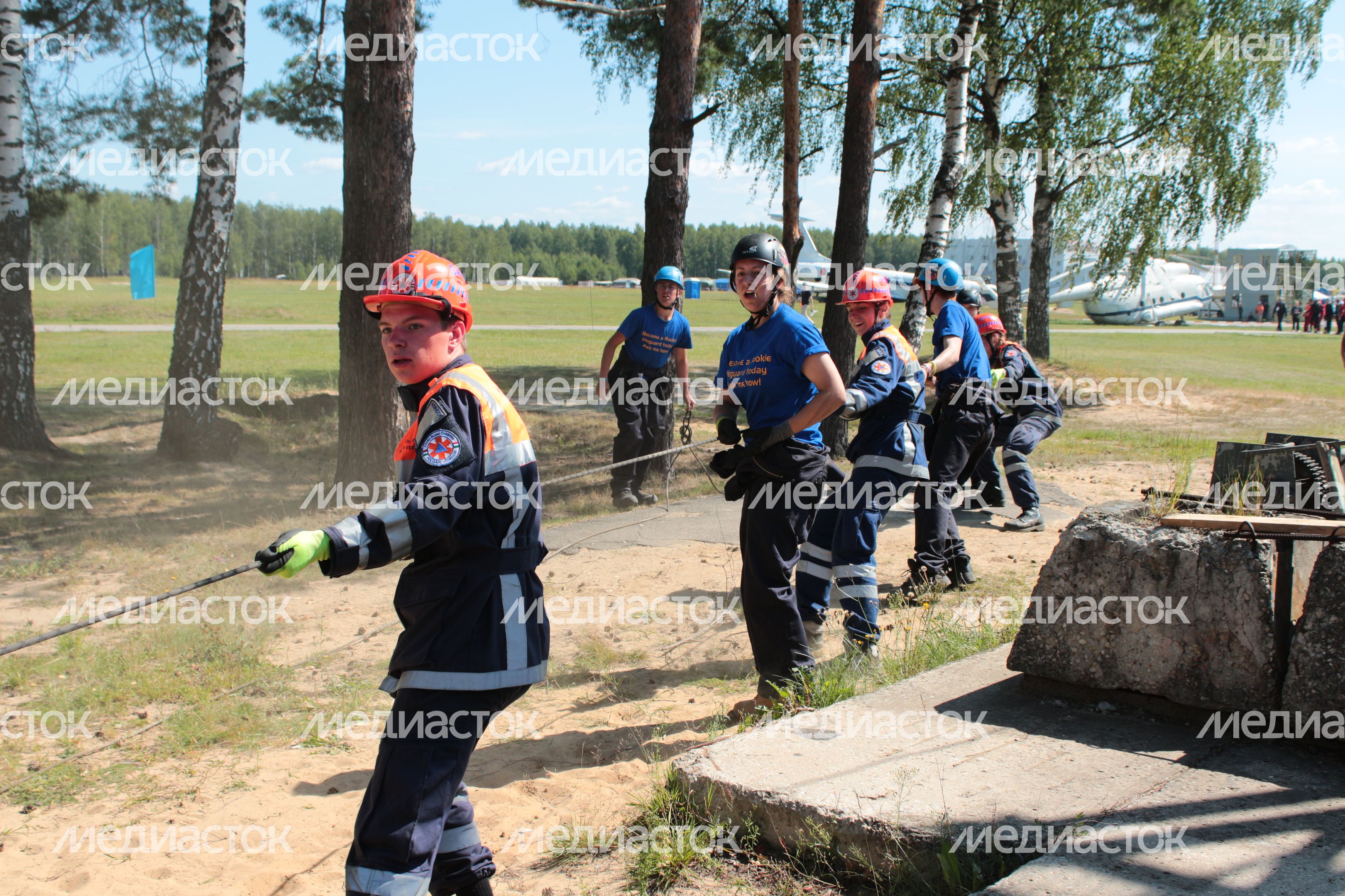 Учения спасателей в Международном лагере USAR-2015 в Ногинске