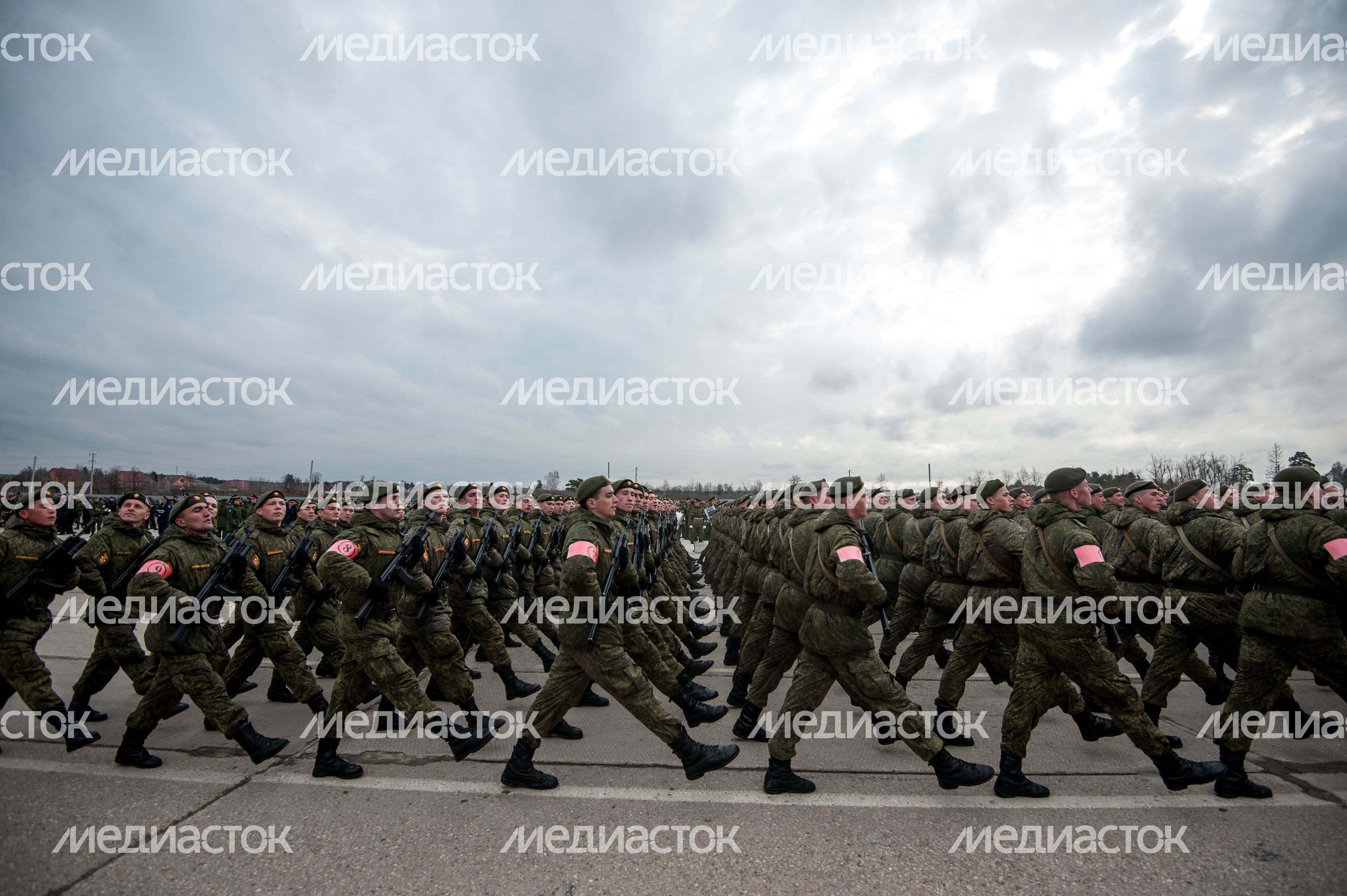 Репетиция Парада Победы в Алабино