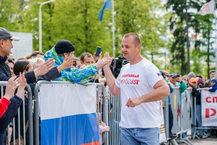 Богатыри на международной выставке-форуме "Россия"