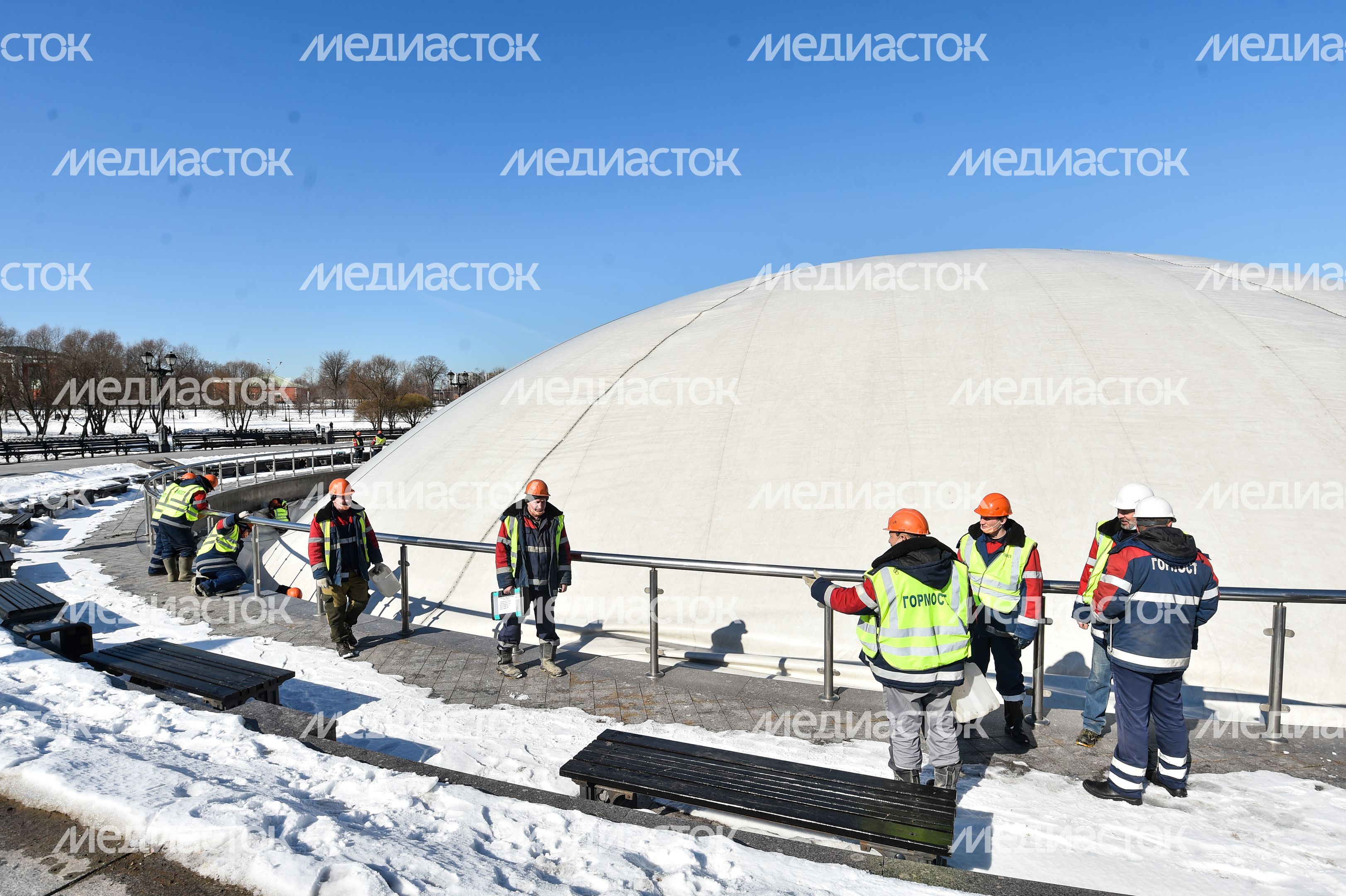 Расконсервация музыкального фонтана в музее-заповеднике «Царицыно»