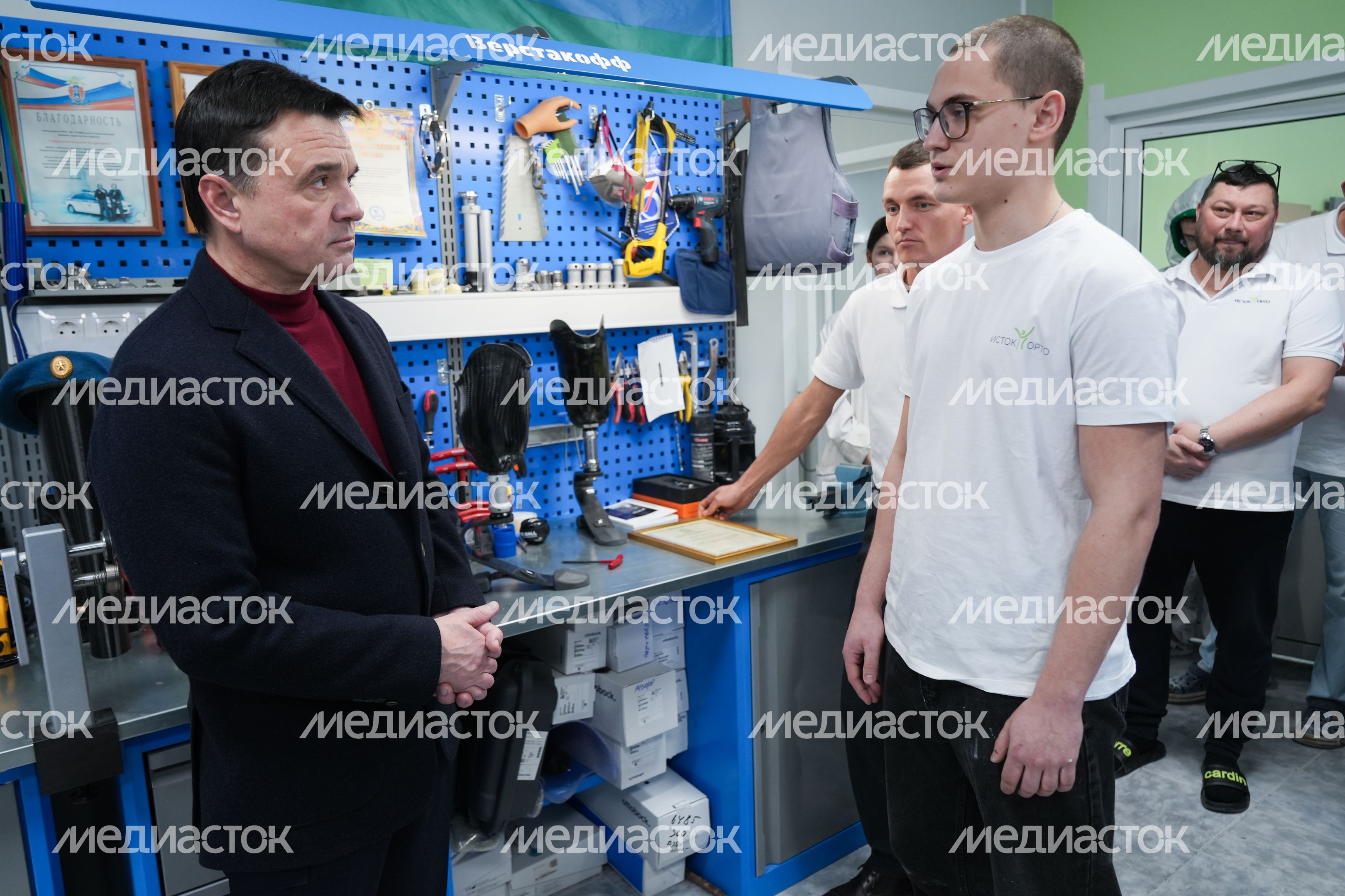 Андрей Воробьев посетил Центр протезирования и реабилитации "Исток-Орто" во Фрязино Андрей Воробьев посетил Центр протезирования и реабилитации "Исток-Орто" во Фрязино