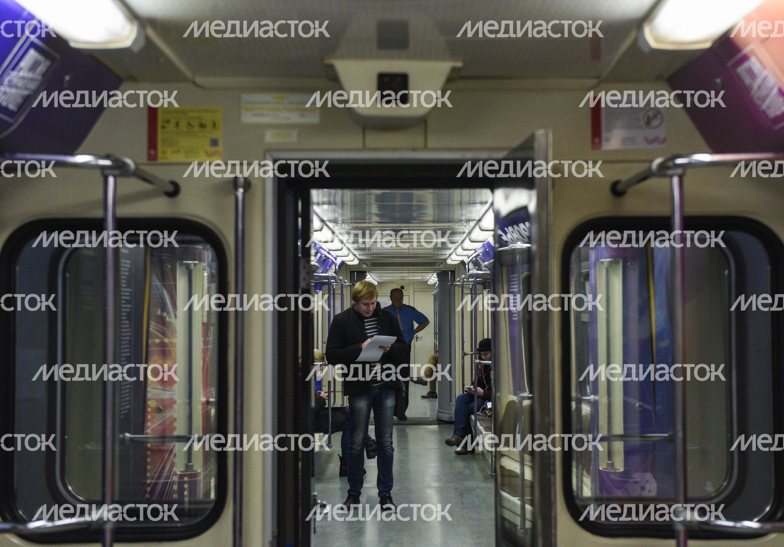 Запуск поезда «Россия, устремленная в будущее» в метро Москвы