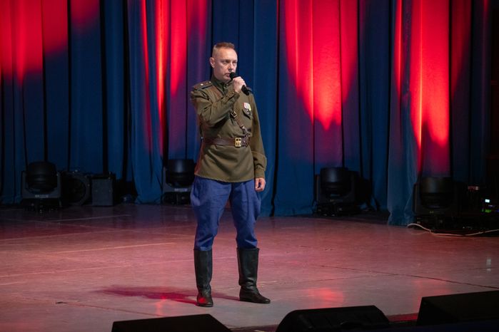 Песня Великой Отечественной войны на сцене ДК «Подмосковье» в Красногорске на фестивале ко Дню народного единства