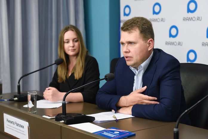 Пресс-конференция председателя Союза дачников Подмосковья, первого заместителя председателя Мособлдумы Никиты Чаплина