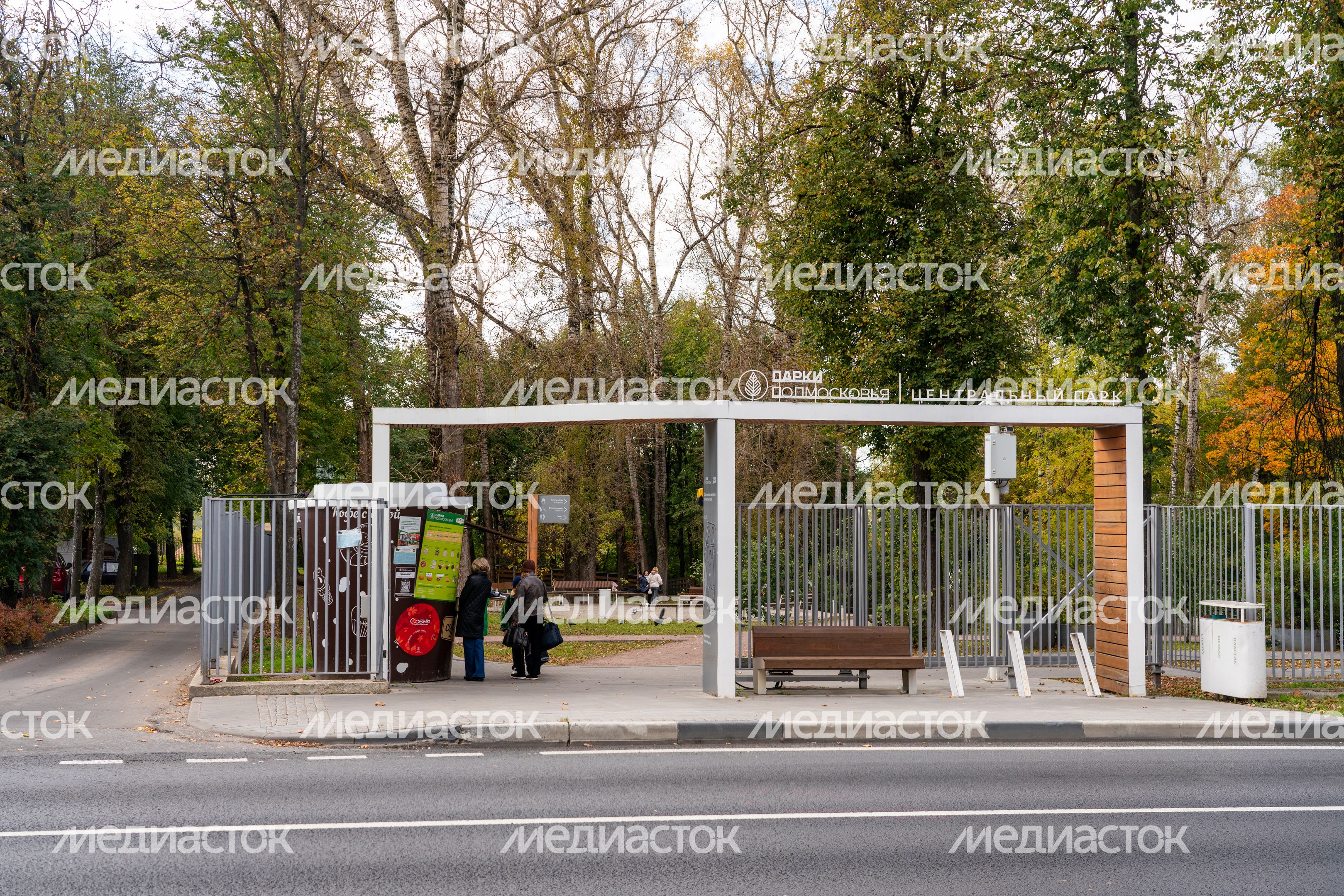 Истринский городской парк осенью Истринский городской парк осенью