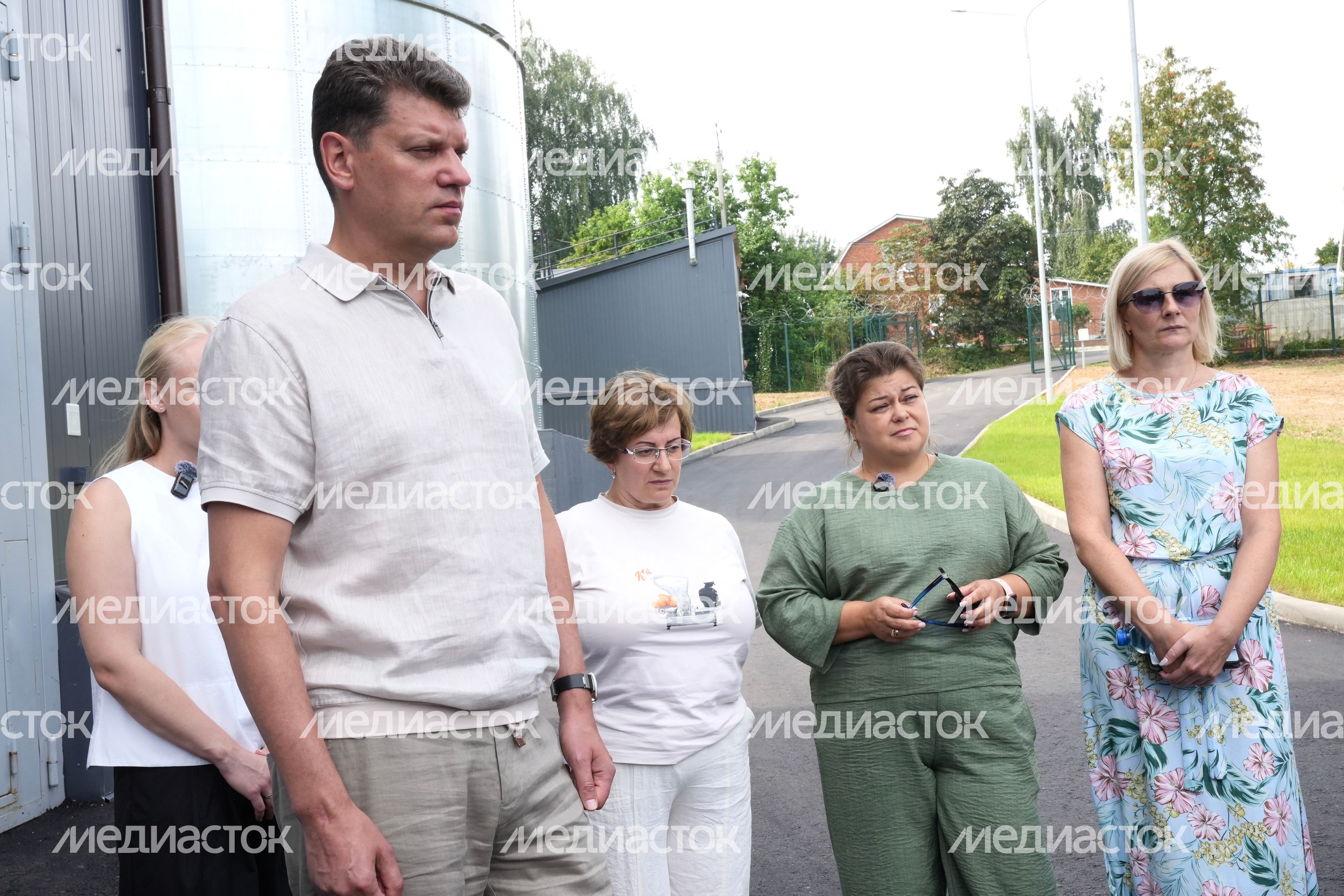 Депутат Госдумы Денис Кравченко проверил ход реконструкции ВЗУ №1 в Яхроме
