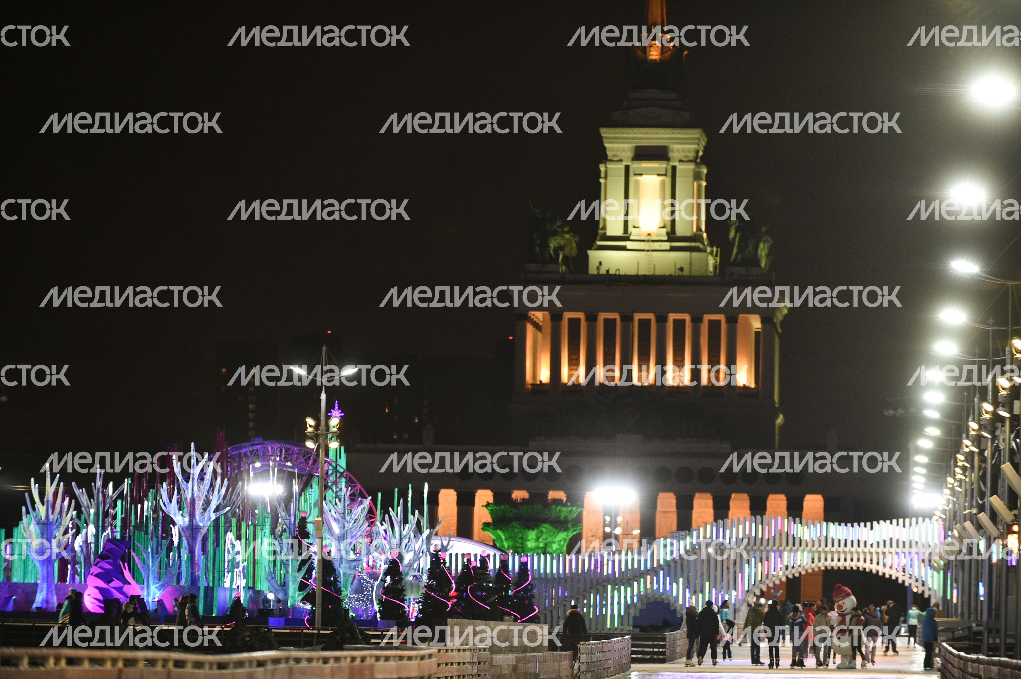 Открытие катка на ВДНХ