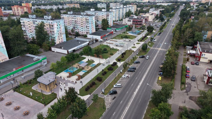 Обновленный сквер "60 лет Победы" в Егорьевске