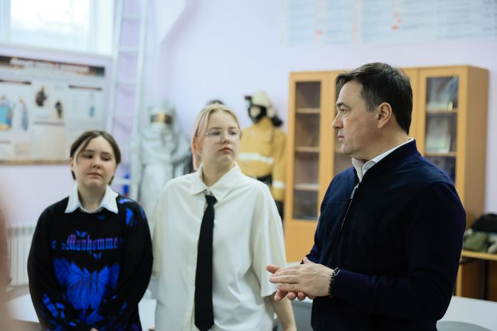 Посещение Губернатором Павлово-Посадского Техникума