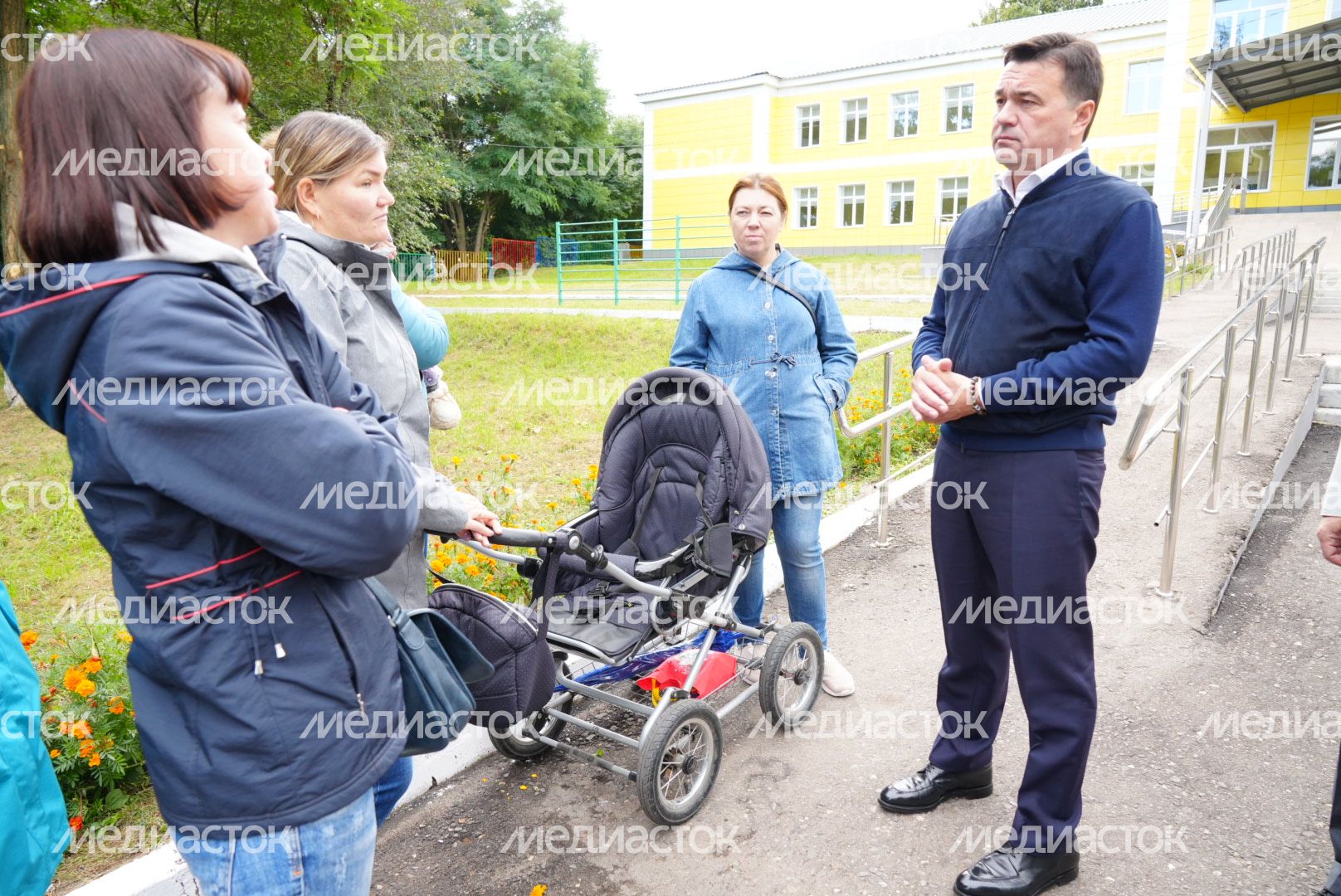 Проверка работы школы №3 в Кашире Губернатором Подмосковья