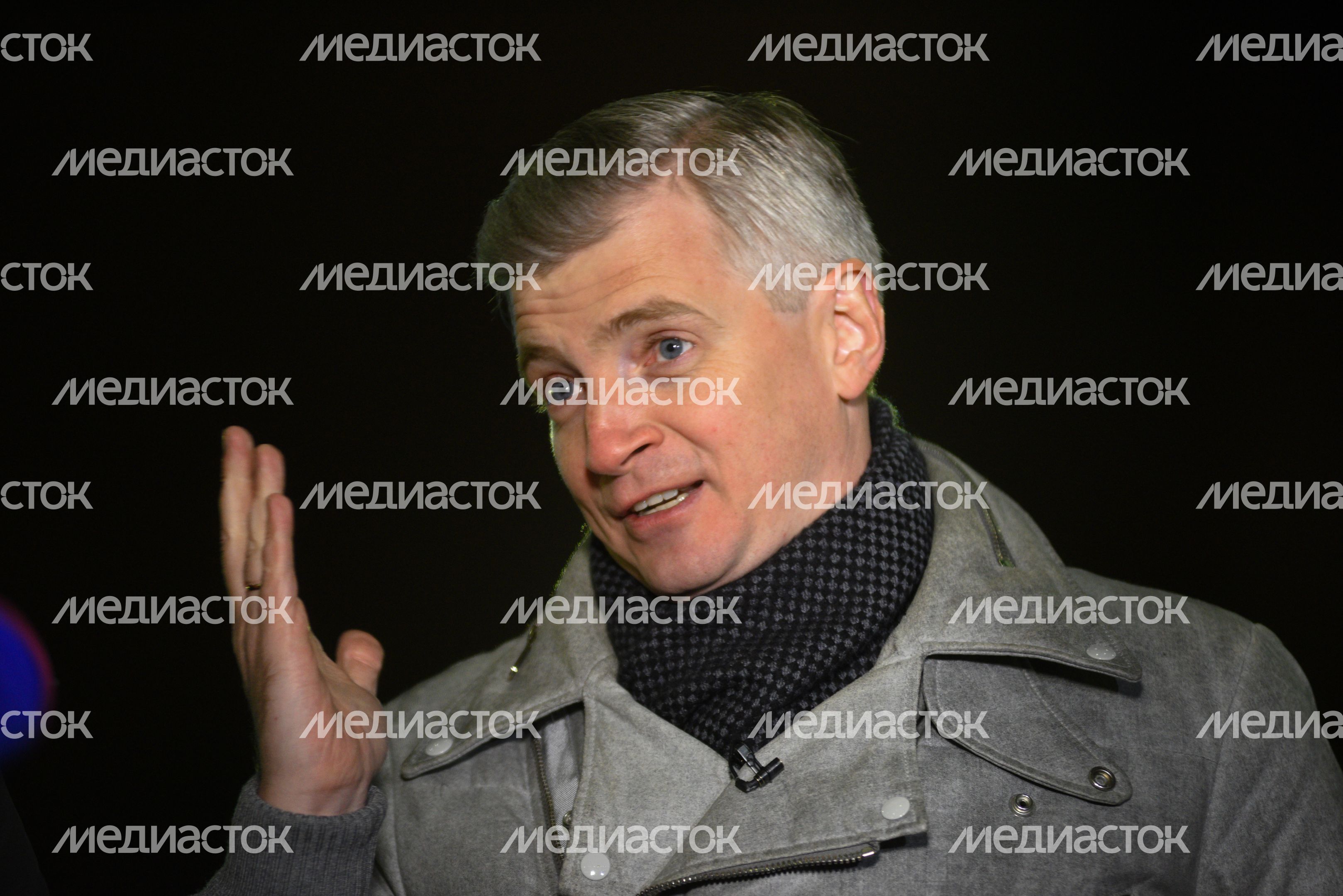 Открытие катка в парке Горького в Москве