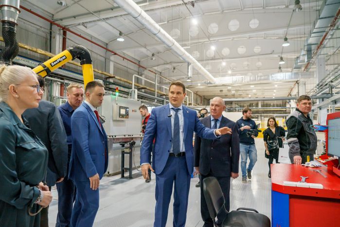 Воровское. Открытие цеха завода «Москабель»