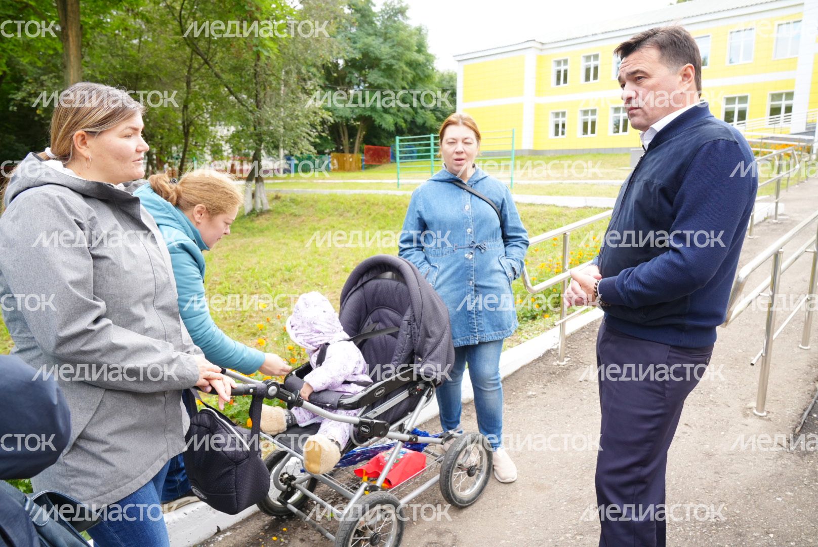 Проверка работы школы №3 в Кашире Губернатором Подмосковья