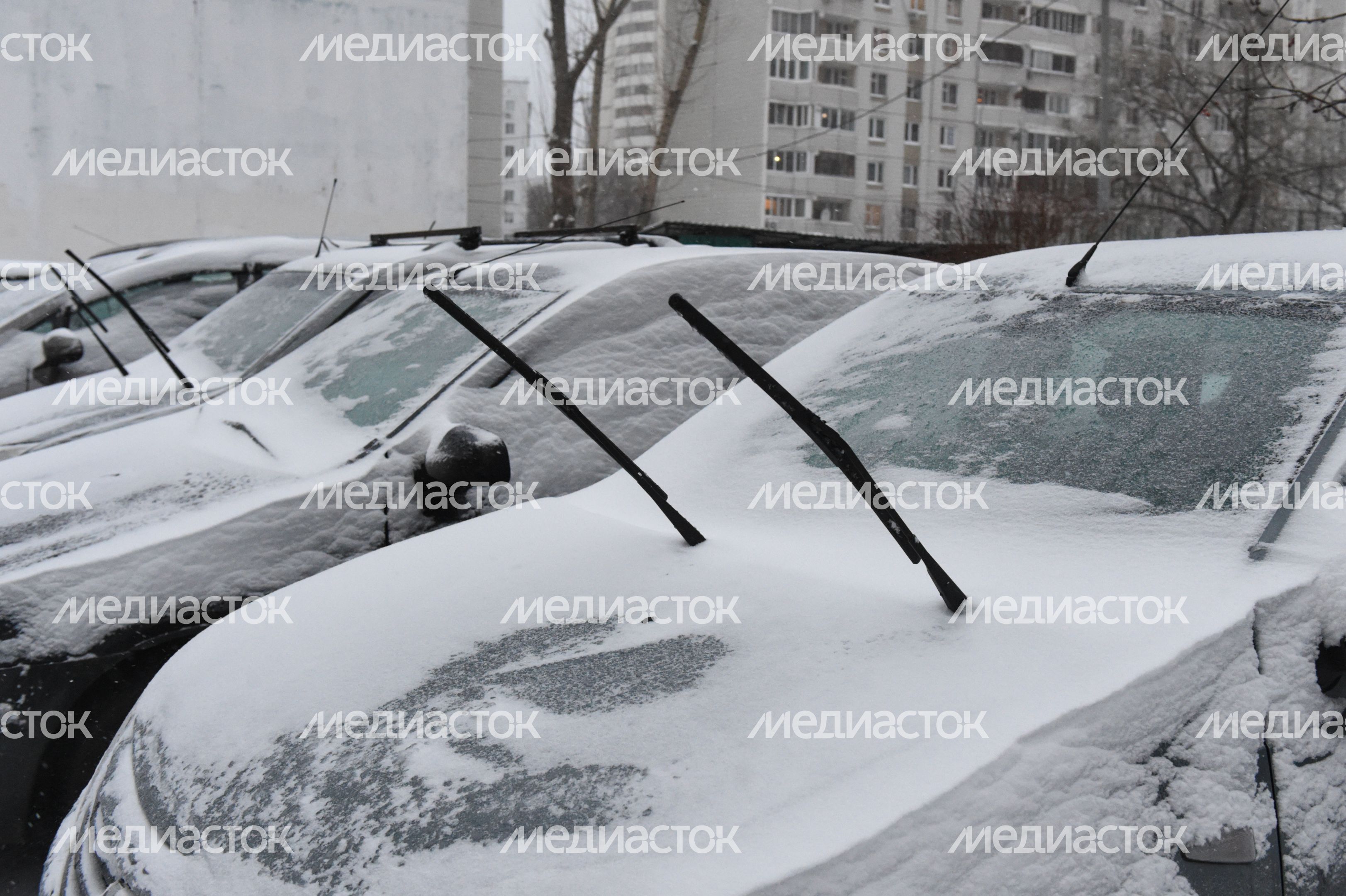 Снегопад в Москве