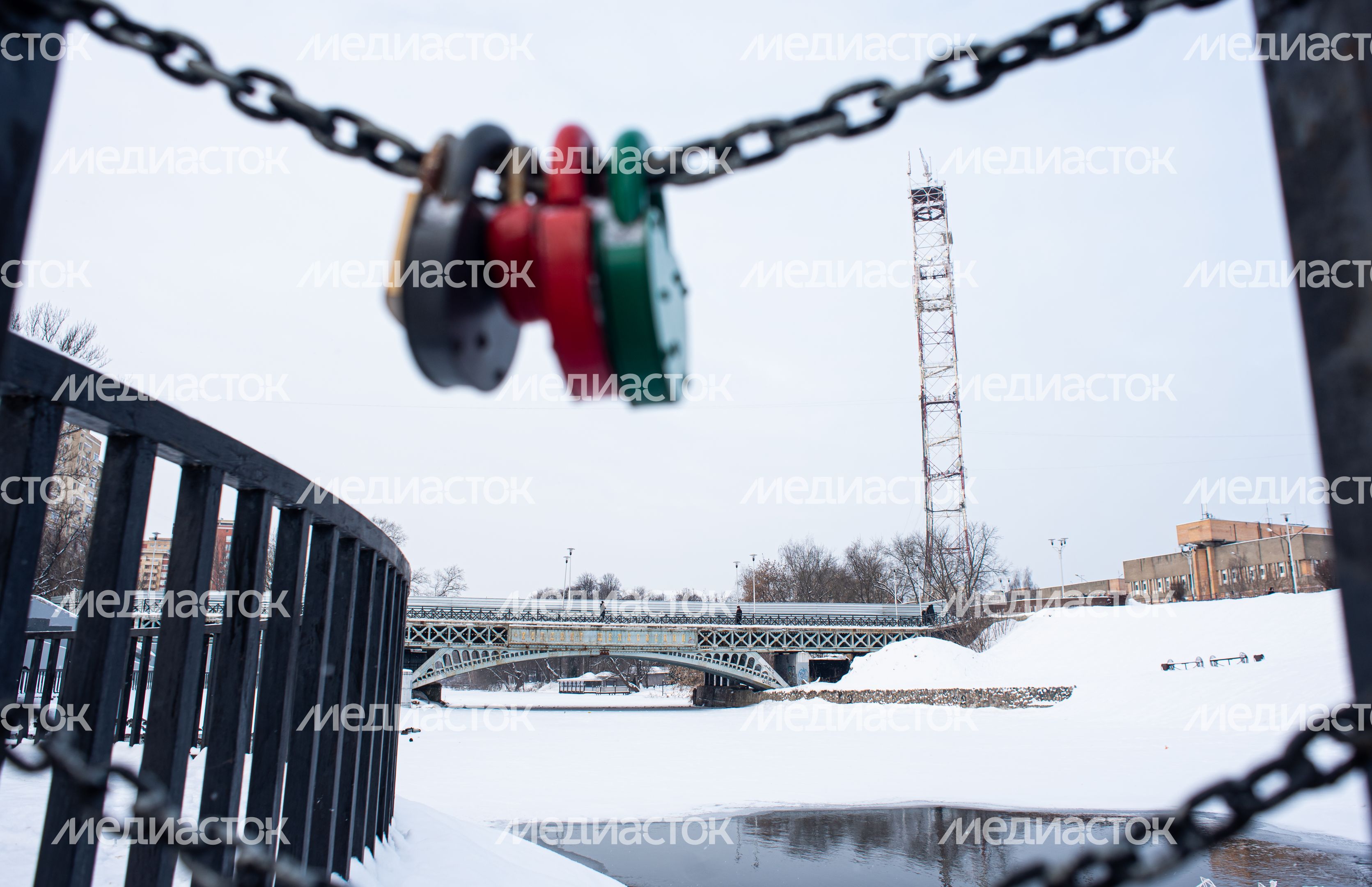 Зимние виды города Щелково