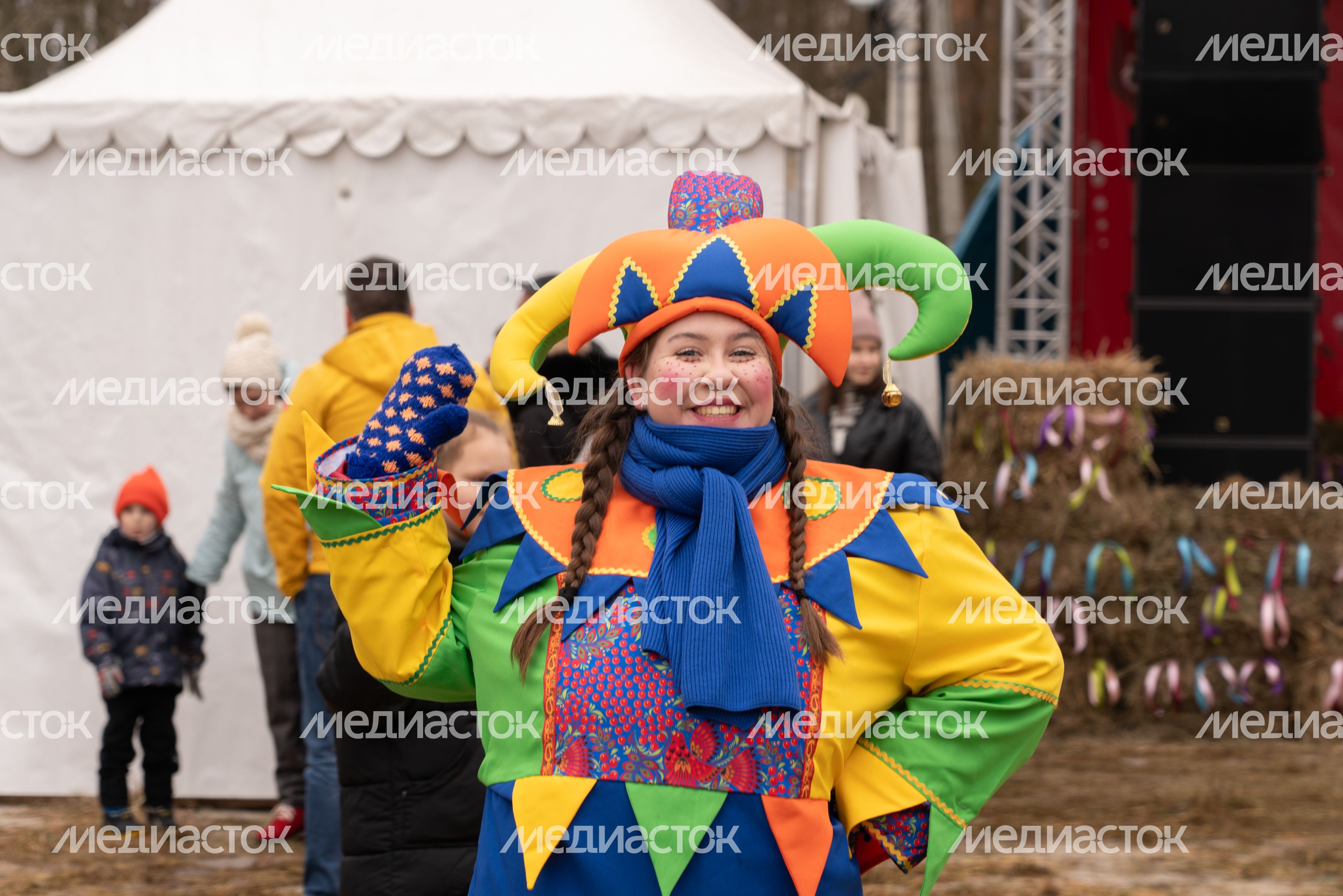 Масленица в парке "Захарово". Одинцовский округ