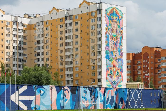 Муралы в Железнодорожном, Балашиха
