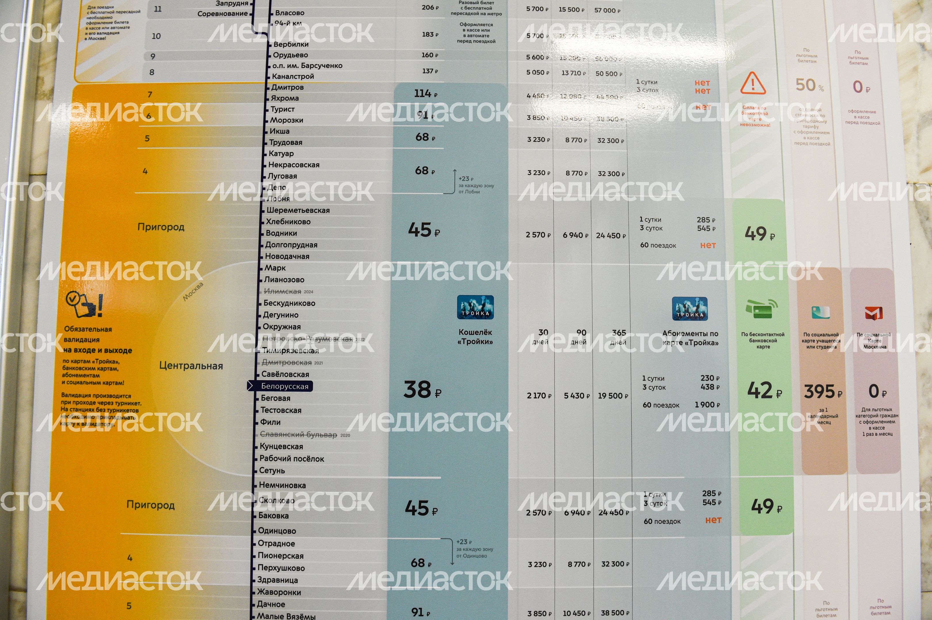 Запуск Московских центральных диаметров