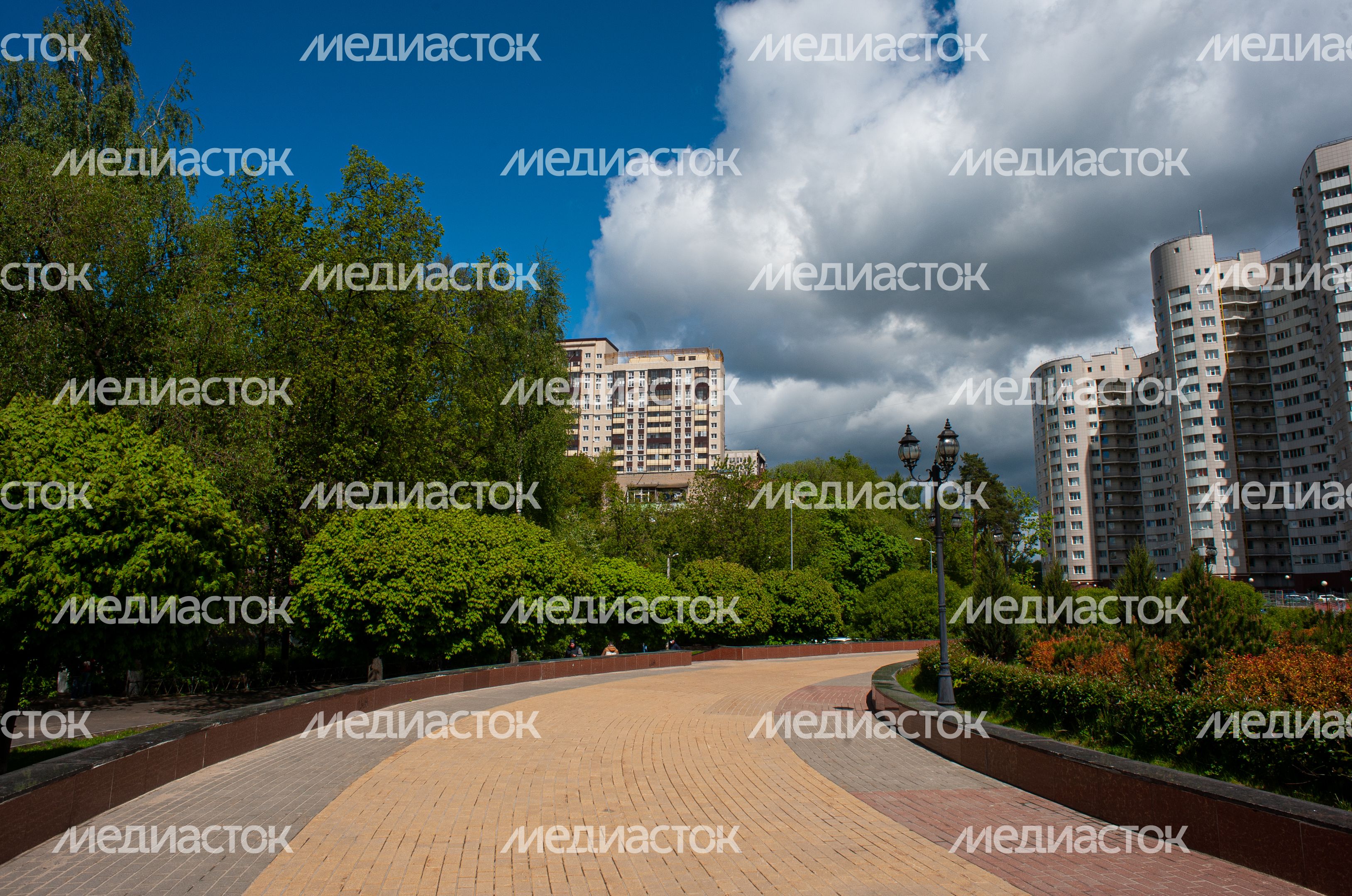 Весенние виды города Пушкино