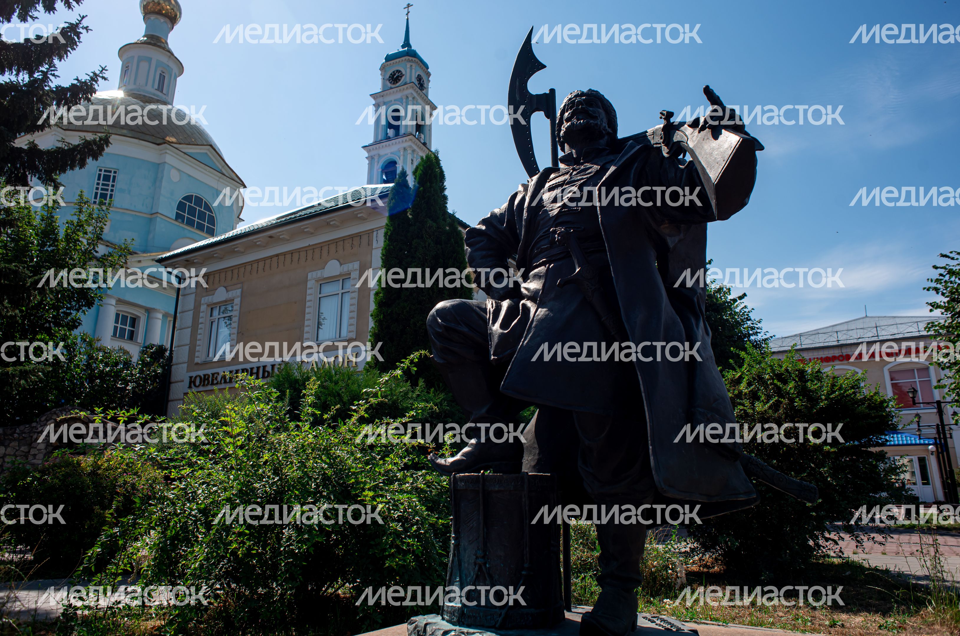 Летние виды города Кашира