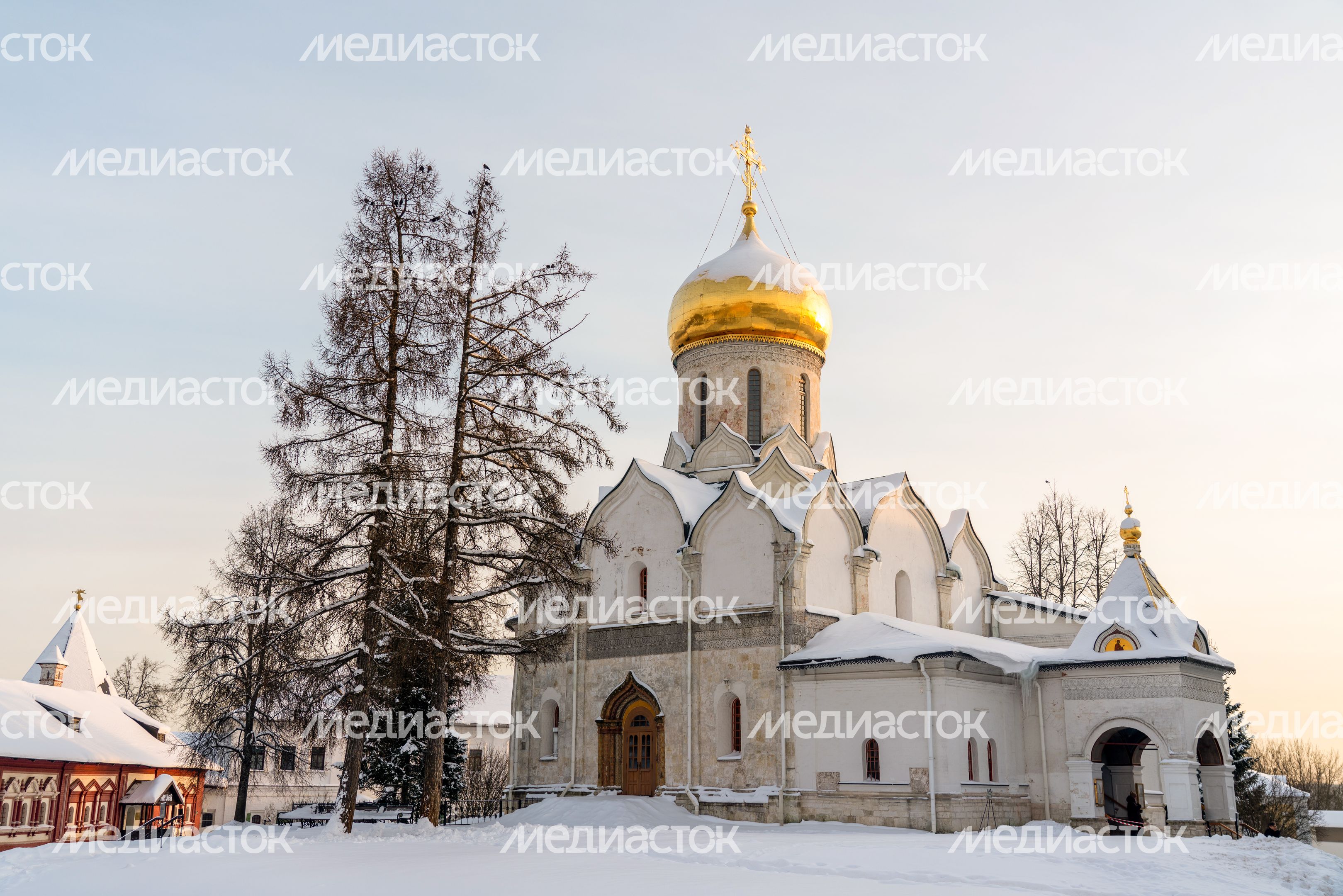 Зимние виды Звенигорода