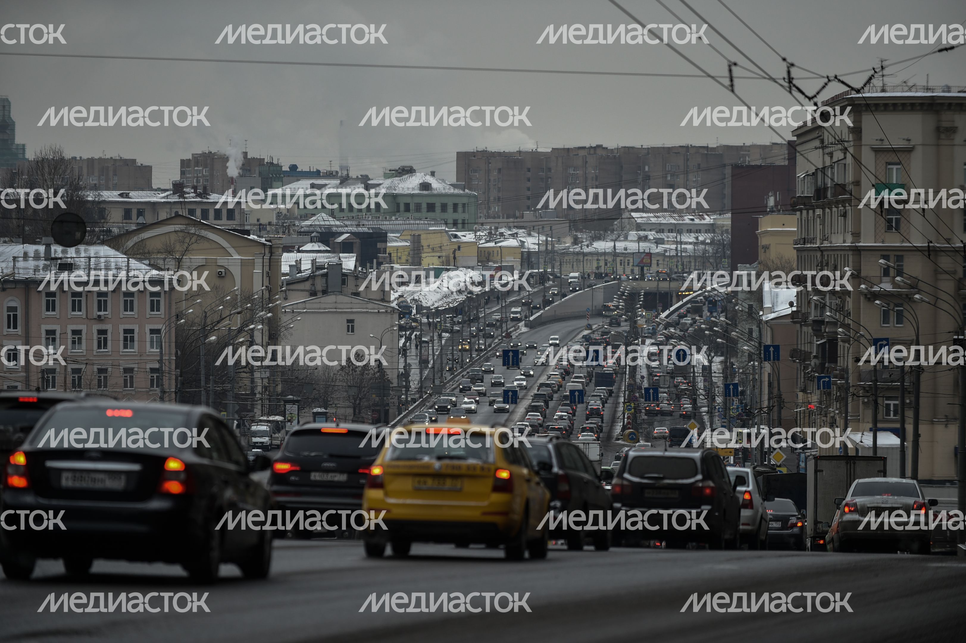 Дорожная ситуация в Москве