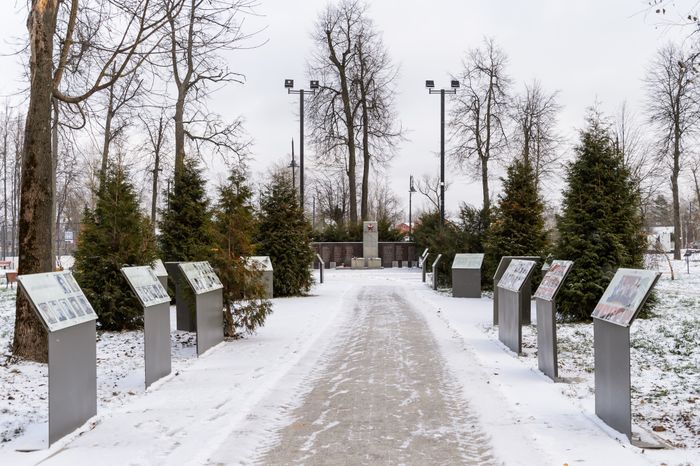 Лобня. Парк «Киово». Зима