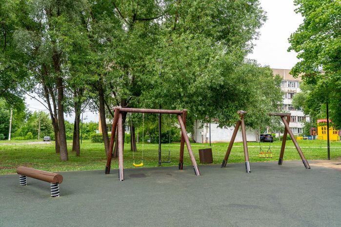 Лето в Центральном парке Апрелевки Наро-Фоминского округа