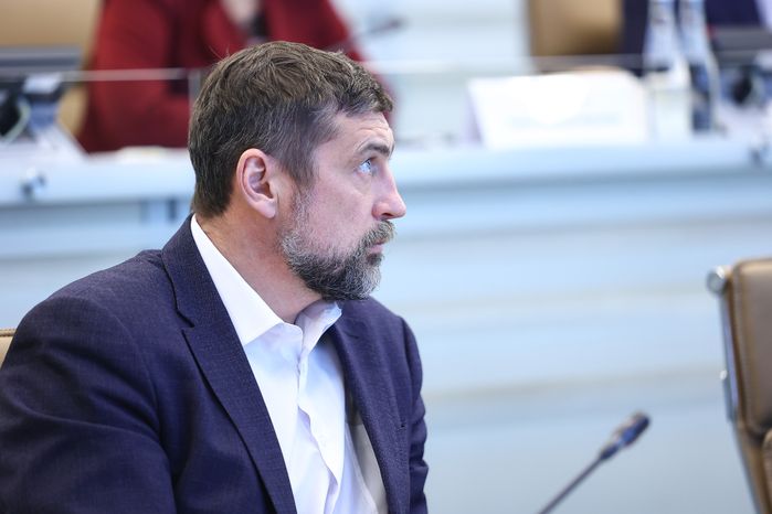 Алексей Гержик на совещании в Доме правительства МО
