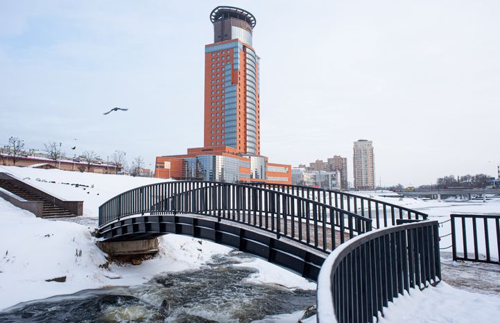 Зимние виды города Щелково