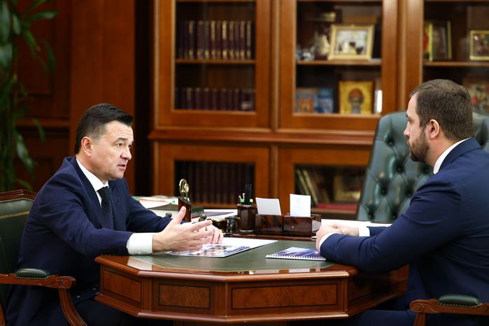Андрей Воробьев провел рабочую встречу с главой городского округа Чехов