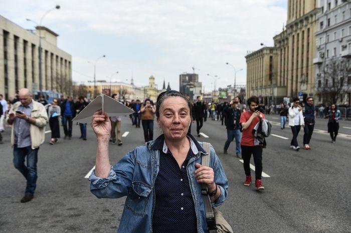 Митинг против блокировки Telegram в Москве