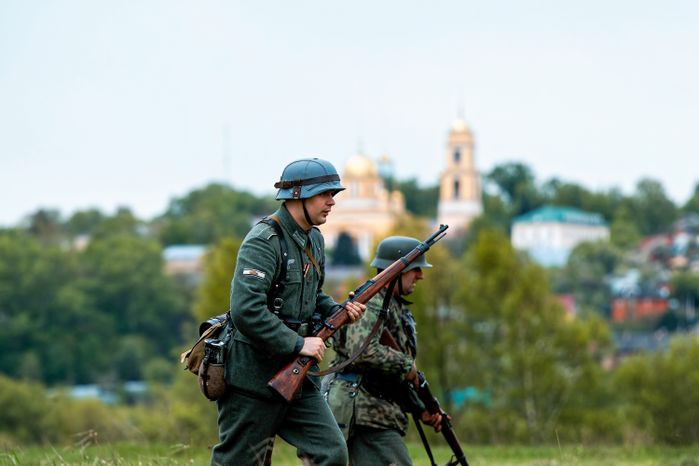 XIX Военно-исторический фестиваль "Огненная дуга" в Ступино
