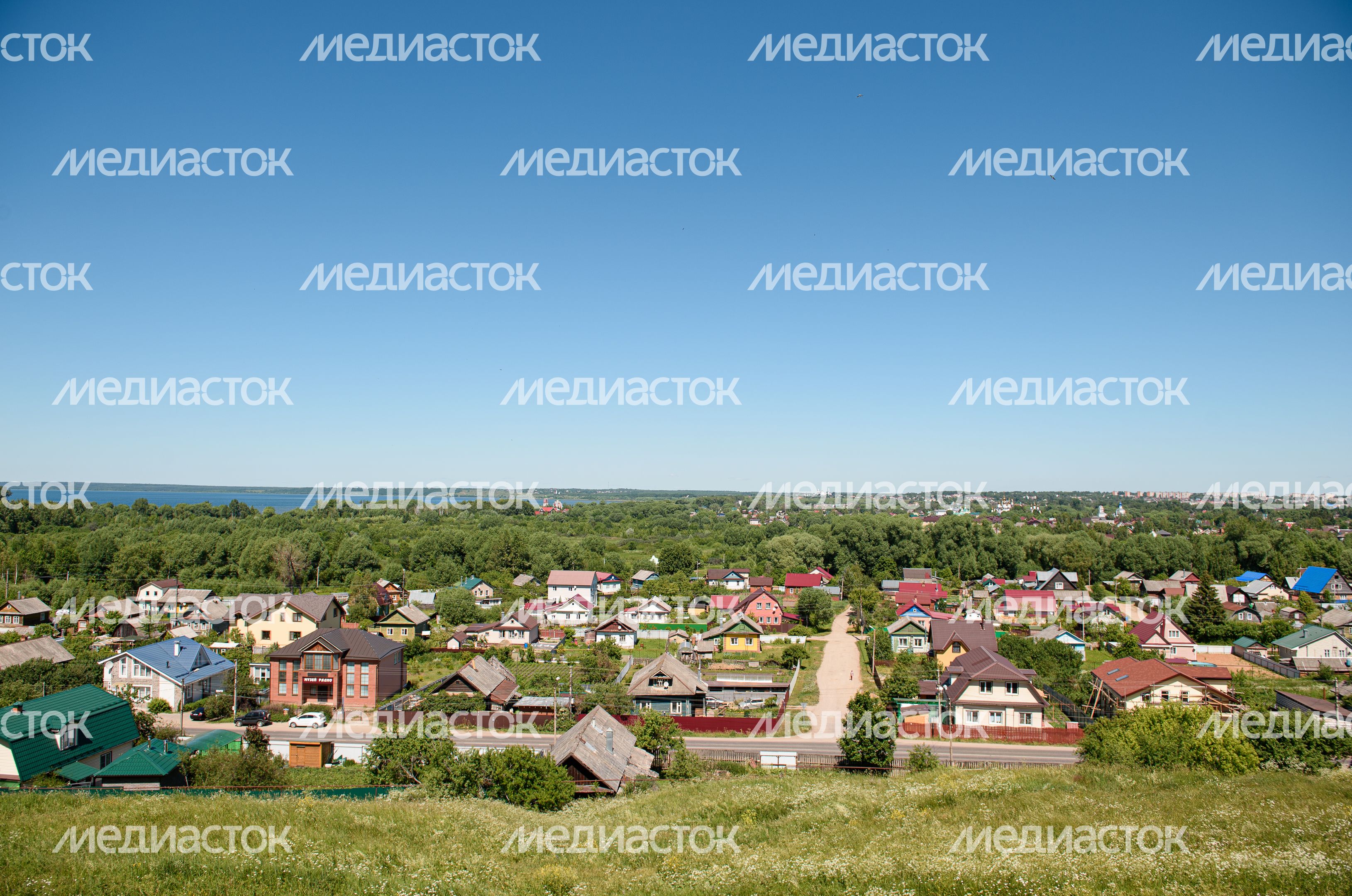 Летние виды Горицкого Успенского монастыря