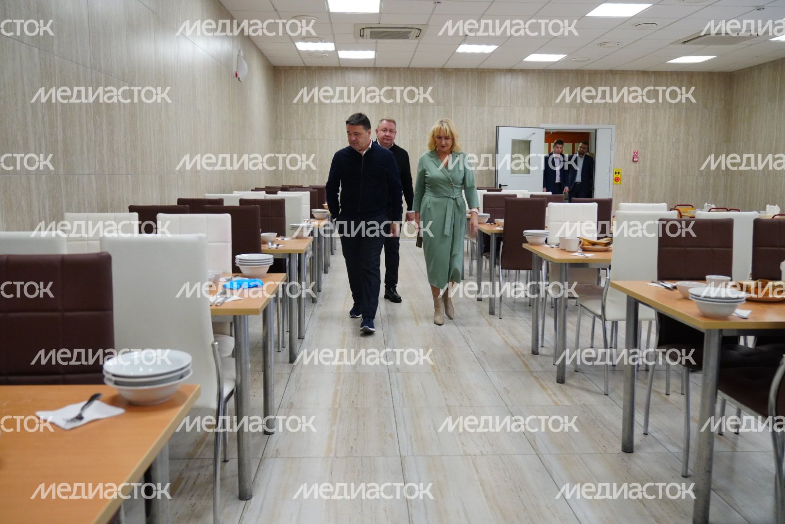 Посещение интерната для обучения слепоглухих детей и молодых инвалидов в Сергиево-Посадском округе Губернатором Подмосковья