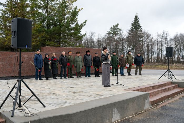 Торжественное мероприятие, посвященное подвигу 11 героев-саперов, в Волоколамском округе
