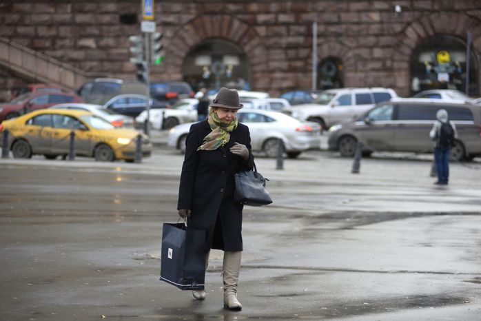 Теплая погода в Москве