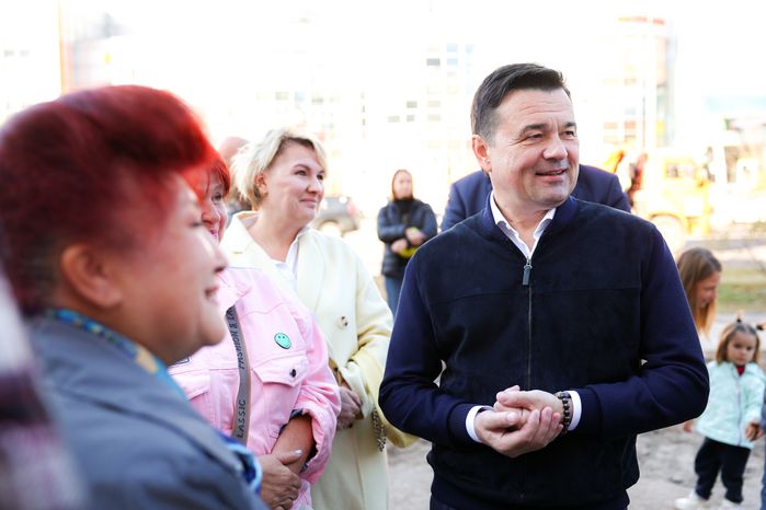 Осмотр новой котельной и реконструируемого участка теплосети в Королеве Губернатором Подмосковья