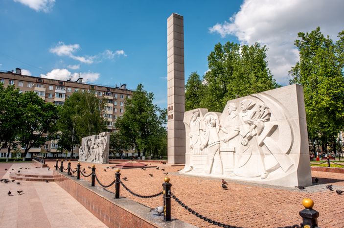 Весенние виды города Подольск