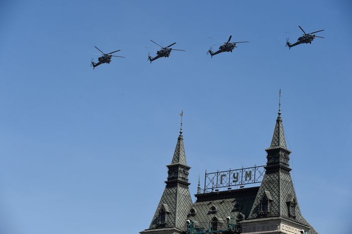 Парад Победы на Красной площади в Москве